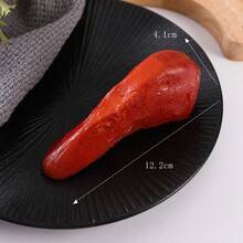 1pc Realistic PVC Braised Duck Head Model, Funny Prank Prop, Decoration For Catering Businesses - Multicolor - View 11