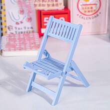 1pc Creative Phone Stand, Desk Slouchy Bracket, Cute Chair Shaped, Stable Heavy-Duty Design, Bedside Phone Holder - A - View 6