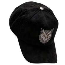 Gorra El Buho Barbas de alta calidad - Negro - Ver 4