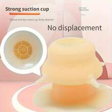 Multi-Head Pet Feeding Bottle Nipple Food Utensils, Simulated Feeding Bottle Cat Self-Feeding Milk Dispenser, Puppy, Bubble Milk Bowl Bionic Nipple Bottle For Drinking Milk, Pet Supplies, Pink, Yellow - 230ml - View 9