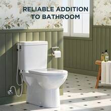 3件套304不锈钢高压淋浴喷头，马桶喷枪，浴室马桶喷枪配件，可调节淋浴喷头套装 - 馬桶伴侶 - 查看 3