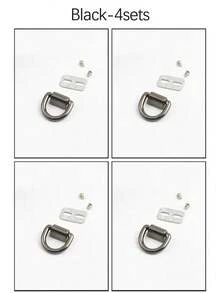 Accesorios DIY para bolsos: Hebilla en D, Correa con anilla, Herramientas de modificación, Ganchos de tornillo, Esenciales para vacaciones - Multicolor - Ver 12