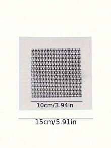 1/5片装石膏板修补铝合金补片，玻璃纤维网覆盖镀锌板，石膏板孔洞填充金属补片，带自粘网状延伸片 - 方形 - 查看 2