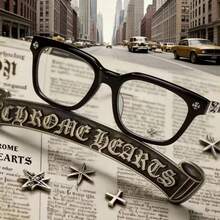 Chrome Heart - The Must-Have Choice For Workplace Elites And Street Fashion Trendsetters - Stylish Anti-Glare And Dust-Proof Glasses, A Universal Fashion Accessory For Both Men And Women. Clear And Durable, Suitable For All Seasons. Cycling Glasses. Sports Glasses. Suitable As A Gift.Suitable For Wearing In Winter. - 黑色 - 查看 1