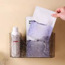 1 peça/2 peças Caixa de Armazenamento de Sacolas de Lixo de Grande Capacidade Montada na Parede, Organizador de Cozinha e Banheiro Economizador de Espaço com Vários Compartimentos para Fácil Acesso, Material de Plástico Durável, Organização Doméstica Perfeita, Suporte para Sacos de Lixo - Visão 5