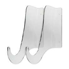 SourceOne - Estante de pared para tabla de surf acrílico transparente - como en la foto - Ver 6