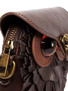 1pc New Medieval Steampunk Style Unisex Shoulder Bag, Waist Bag, Creative Owl Mini Coin Purse Crossbody Bag - Owl Crossbody Bag - View 6