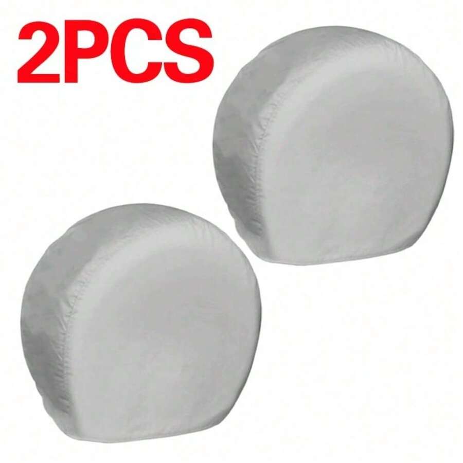 2/4pcs Heavy Duty Tire Covers RV Wheel Motorhome Wheel Covers Sun Protection - 2PCS - View 1