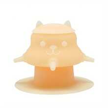 Multi-Head Pet Feeding Bottle Nipple Food Utensils, Simulated Feeding Bottle Cat Self-Feeding Milk Dispenser, Puppy, Bubble Milk Bowl Bionic Nipple Bottle For Drinking Milk, Pet Supplies, Pink, Yellow - 230ml - View 11