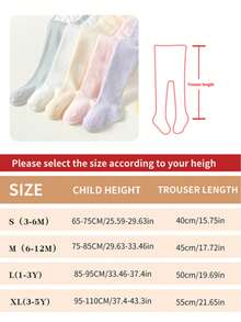 3条装儿童打底裤，幼儿女童夏季透气紧身裤 – 轻盈、柔软、防蚊虫 - 彩色 - 查看 6