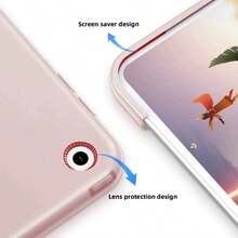 超薄轻巧智能平板电脑保护套，具备自动休眠/唤醒功能和三折支架，兼容第九代、第七/八/九代平板电脑，包括 iPad Pro 2 11 英寸、iPad Pro SE 11 英寸、Tab M11/ Idea Tab 11 2025。 - 粉色 - 查看 8