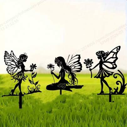 Acrylic Grassland Bonsai, Gardening, Floral Arrangements, Fairy Silhouettes, Creative Decorations, Ground-Mounted Sculptures, Courtyard Installations.