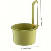 Hanging Food Waste Catcher For Sink, Sink Strainer Basket With Press Dumping, Self-Cleaning Design, Food Strainer For Sink, Faucet-Mounted Trash Catcher For Kitchen - View 4