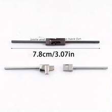 Khóa kim loại cho áo Hanfu Trung Quốc, không cần may, kiểu dáng áo sườn xám và quần Trung Quốc. - nhiều màu - Xem 12