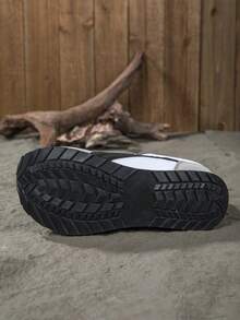 Damen Schuhe mit breiter Zehenbox, Herbst Vintage Runde Zehenkappe Schnürschuhe mit weicher Sohle, bequeme Casual Sneaker, vielseitig atmungsaktiv für tägliches Laufen, Sommerstil, Damen Laufschuhe mit breiter Zehenbox - Schwarz, Weiß und Grau - Übersicht 9