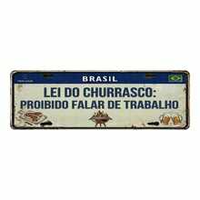 Fun Decorative Wall Plaque In MDF, 40x13cm, With A Phrase For The Barbecue Corner. - 19 - View 2
