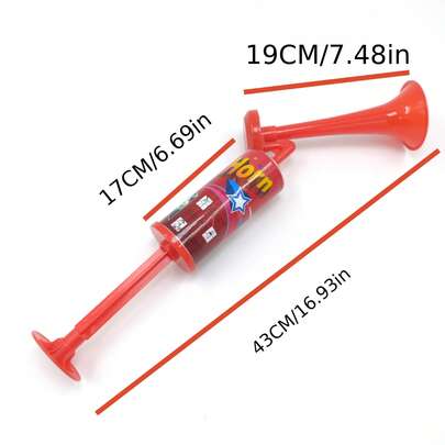 Kèn bơm tay, kèn cổ vũ bóng đá, đạo cụ tạo không khí cổ vũ trong trận đấu thể thao.