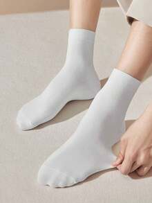 1/3/6/9 Pairs Men's Mid-Calf Socks, Thin All-Season, Anti-Odor, Moisture-Wicking, Business & Casual Couples Socks - Multicolor - View 23