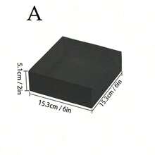 Acrylic Black Food Display Riser, Hollow Bottom Design, Suitable For Wedding Dessert Table, Buffet Cake Stand Set, Elegant Display Box - View 11