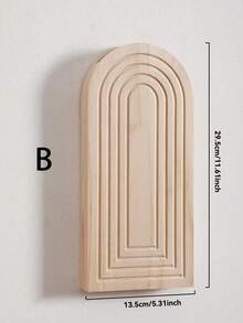 1个/2个波西米亚彩虹拱形木质花瓶墙饰，现代农舍风格木质壁挂花瓶，易于安装，四季皆宜。现代悬浮式木质艺术相框家居装饰，完美的彩虹展示墙架，馈赠亲友的理想之选——适用于玄关、走廊、浴室、客厅、餐厅和狭窄空间（不含树枝，款式随机发货）。 - 彩色 - 查看 15