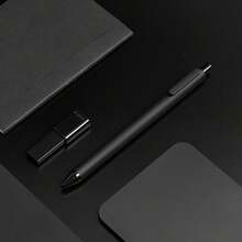 1 Set Retractable Ballpoint Pens, Suitable For Gifts, Medium Black For Office Use, Suitable For School Supplies, Cute Pens, Lucky Pens, Smooth Writing Pens - Multicolor - View 8