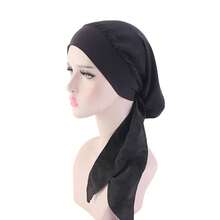 HUAHUA2026 NEW Pre-Tied Turban For Hair Loss, Soft Chemo Comforting Headwear For Women, Comfortable & Stylish Head ScarfHUAHUA - A - 查看 13