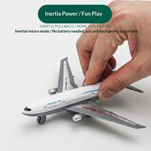 طائرة إيرباص A380 طراز الإمارات العربية المتحدة المعدنية - لعبة عرض طائرة إيرباص A380 المعدنية - مجموعة طائرات - هدية عيد ميلاد للأصدقاء - متعدد الألوان - مشاهدة 5
