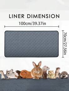 1片装防水超薄宠物尿垫，防滑、易干、可水洗、可重复使用，适合小型/中型/大型宠物，四季皆宜。 - 70*100CM(印花款) - 查看 7