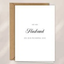 Wedding Vow Cards - Handwritten Card Set - With Envelopes - To Be Given To Husband And Wife On Wedding Day - Sets - View 5