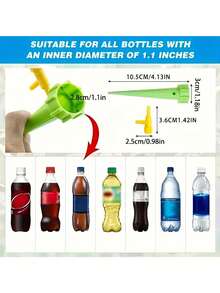 Bộ tưới nhỏ giọt tự động 1/4/10 chiếc với chức năng hẹn giờ và điều khiển lưu lượng, chống rò rỉ, thích hợp cho cây trồng trong chậu, luống hoa, nhà kính, hệ thống tưới tự động. - Nắp tưới nước - Xem 3