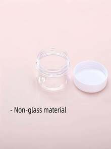 1/3/5pcs Refillable Travel Bottles For Face Wash, Body Wash, Shampoo, Loose Powder Cosmetics - White - View 4