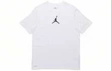 Nike Jordan Air Jordan Jumpman Jumpman Logo Print] Floral Pullover Crew Neck Short Sleeve T-Shirt - White - View 9