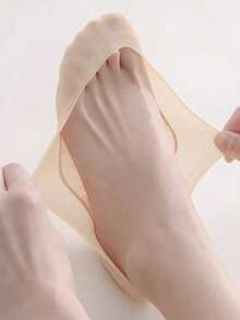 Socks Women's Invisible Ankle Short No-Show Set Foot Female Invisible Low Cut Summer Thin Breathable Non-Slip Ice Silk Boat Sock - Multicolor - View 6