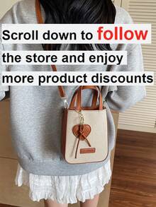 1 buah Tas Tangan Wanita Bahan PU Warna Polos, Penutup Resleting Modis, Cocok untuk Kencan & Hadiah - MultiWarna - View 2