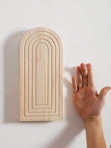 1个/2个波西米亚彩虹拱形木质花瓶墙饰，现代农舍风格木质壁挂花瓶，易于安装，四季皆宜。现代悬浮式木质艺术相框家居装饰，完美的彩虹展示墙架，馈赠亲友的理想之选——适用于玄关、走廊、浴室、客厅、餐厅和狭窄空间（不含树枝，款式随机发货）。 - 彩色 - 查看 8