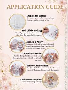 12pcs/Set Teacher Appreciation UV DTF Transfer Sticker (2.75x3.5in) No Heat Needed, Teaching Is A Work Of Heart Motivational Quote, Helping Little Minds Grow School Supplies Decal, Coffee Apple Books Waterproof Rub On Sticker DIY Gift - TCHR 01 - View 6