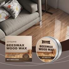 JAYSUING Natural Beeswax Wood Polish & Floor Wax - Solid Conditioning Paste For Hardwood, Furniture & Wood Crafts | Deep Nourishing Shine Restorer Hardwood Floor Scratch Remover Natural Beeswax Furniture Polish Wood Touch Up Marker Alternative Cleaning Supplies Fix Dog Scratches On Wood Floor Laminate Floor Shine Restorer Household Items Wood Cabinet Restorer Daily Mopping Liquid Tk Made Me Buy It Dull Wood Floor Treatment - Nhiều hình thức - Xem 11