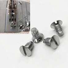 10pcs Sewing Machine Needle Plate Screws, Suitable For Industrial Straight Stitch Machines And Vintage Foot-Operated Sewing Machines - 10 Pin Plate Screws - View 1