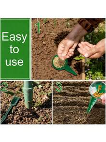 Bộ 4 dụng cụ gieo hạt mini cầm tay, bộ dụng cụ làm vườn. - Bộ gieo hạt 4 món - Xem 2