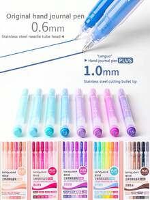 Bộ 216 bút gel acrylic màu - Bút nhũ kim loại 3D dùng để vẽ tranh, phác thảo, ghi nhật ký nghệ thuật | Mực hòa trộn mượt mà, dung tích lớn | Lý tưởng cho nghệ sĩ, người mới bắt đầu, học sinh, quà tặng tựu trường, quà tặng giáo viên - Đầu bút mảnh 1.0mm - Bộ - Xem 7