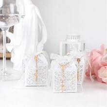 Bộ trang trí 24 món/48 món/96 món/120 món cho Lễ rửa tội, Tiệc mừng, Đám cưới, Lễ Rước lễ lần đầu, bao gồm 6/12/24/30 hạt cườm nhỏ, 6/12/24/30 hộp nhỏ hình chữ thập, 6/12/24/30 túi quà, 6/12/24/30 nhãn giấy Kraft ghi lời cảm ơn. Chất liệu nhựa, thích hợp cho Đám cưới, Tiệc mừng, Lễ rửa tội, Lễ Rước lễ lần đầu, Mùa xuân, Mùa hè, Mùa thu, Mùa đông. - nhiều màu - Xem 6