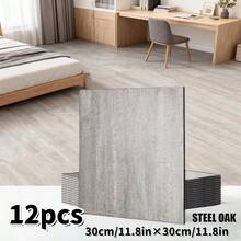 12/24pcs Luxury Vinyl Self-Adhesive Floor Tiles, 3D Marble Wallpaper Stickers, 30x30cm, Peel And Stick, Removable, Thick Insulation, Suitable For Living Room, Bedroom, Kitchen, Bathroom Wall And Floor Decoration - Multicolor - View 23