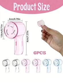 1/3/6/12个装电动牙刷头保护套，便携式牙刷头收纳盒，兼容IO牙刷头，旅行牙刷收纳盒，透气防尘牙刷套，牙刷盒，适合居家日常、户外旅行、商务出行、露营、返校季、夏季旅行等场合，浴室用品，家居用品，个人护理收纳，旅行必备 - 彩色 - 查看 4