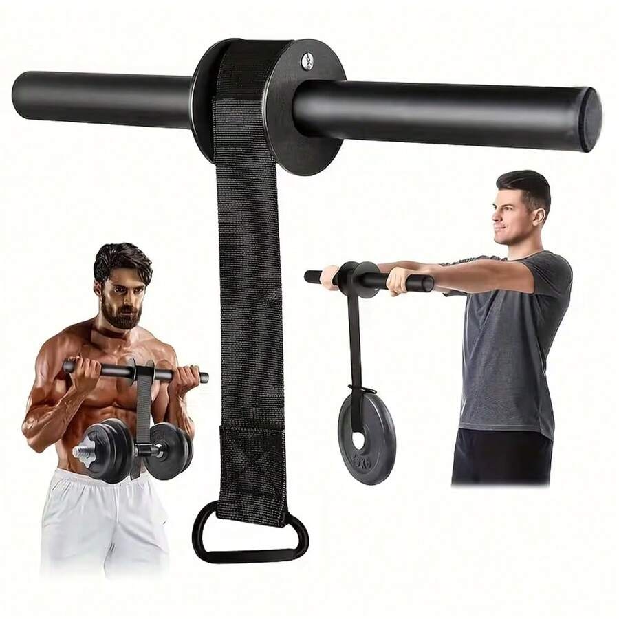 1pc Forearm Trainer, Wrist Strengthener, Muscle Exerciser - Black - View 1
