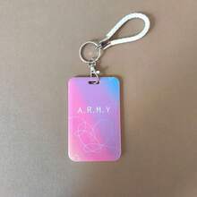 Acrylic ID Card Holder, Plastic Pull-Tab Card Case, Student Card, Bus Card, Meal Card, Collectible Toy, Small Gift, Backpack Pendant - Multicolor - View 6