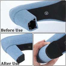 1 Cặp miếng đệm bảo vệ đế giày bằng cao su tự dính, miếng đệm chống trượt giúp sửa chữa gót chân, có thể cắt tỉa. - màu đen - Xem 2