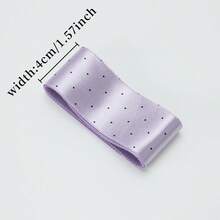 Shiny Polka Dot Ribbon, DIY Hair Accessories Bow Satin Ribbon, Flower Gift Packaging Decorative Fabric Tape - Ideas Series - View 13