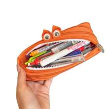 趣味拉链铅笔盒 - 可爱又别致的设计 - 大容量拉链铅笔袋 - 單件 - 查看 3