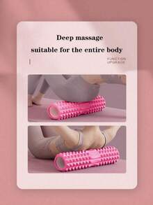 1pc Foam Roller For Muscle Relaxation, Leg Slimming & Massage, Yoga Pilates Leg Massager - Multicolor - View 7