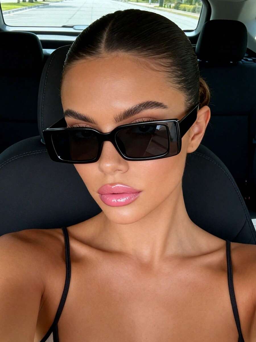 1pc Women's Modern Minimalist Fashion Glasses, Suitable For Outdoor Travel, Fishing, Driving, Camping, Daily Life And Decoration - Multicolor - View 1